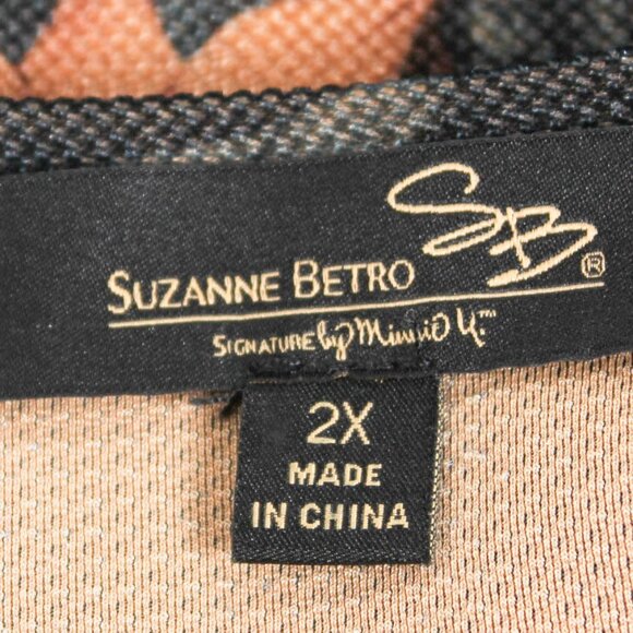 Suzanne Betro Floral Fall Top - Size 2X - Picture 5 of 8